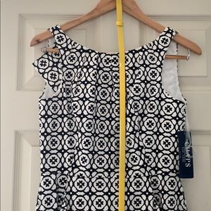 Chaps black and white summer Dress